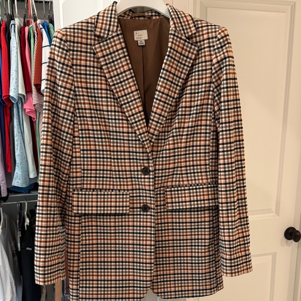 Checkered Blazer